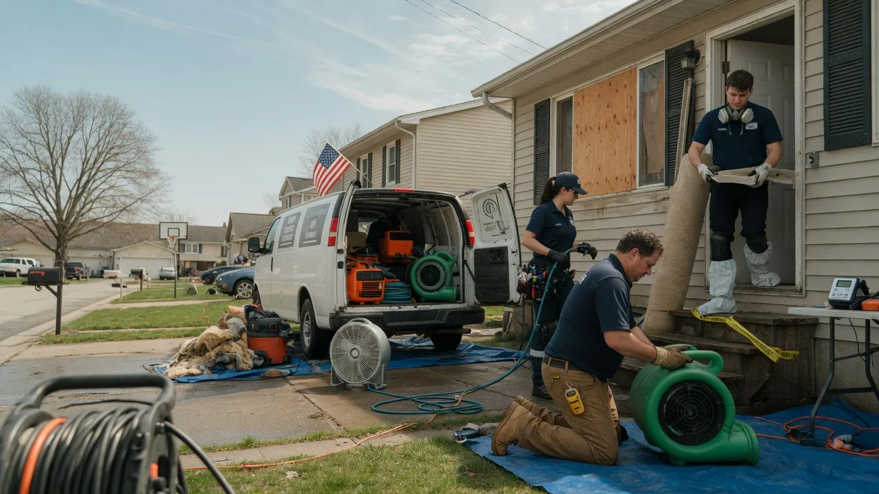 Water Damage Restoration in Dickeyville, WI near me